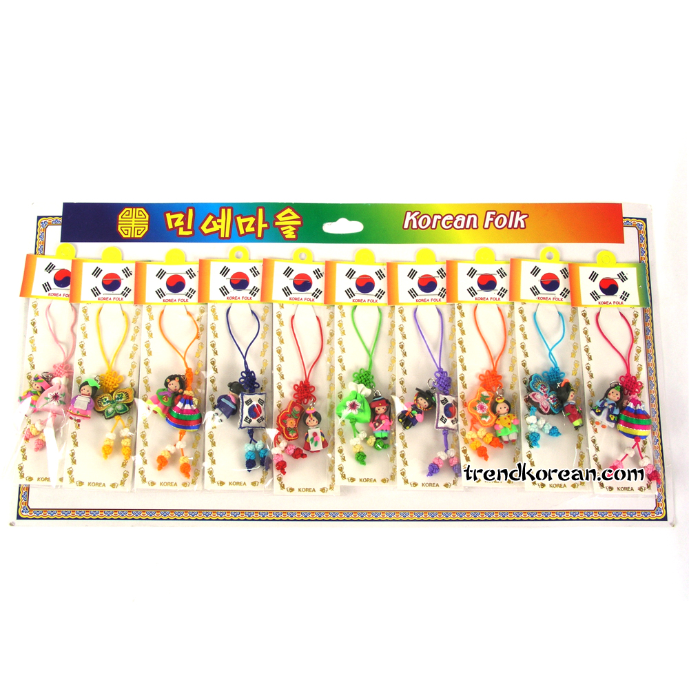 Ensembled Korean Doll Mobile Strap 01